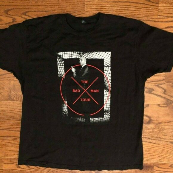 Pit Bull The Bad Man Tour 2016 Black T-Shirt 2XL - Picture 1 of 3